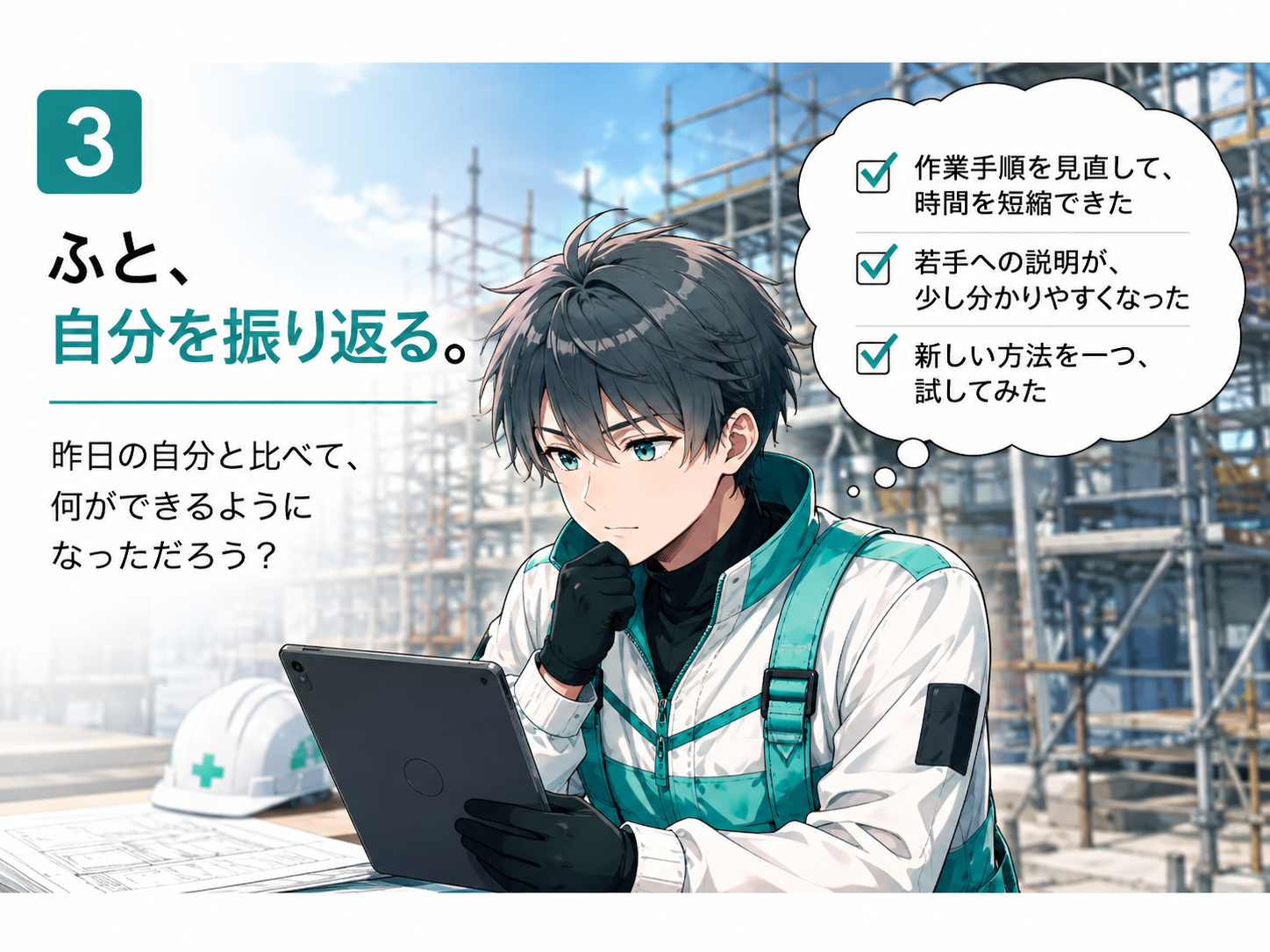 ふと、自分を振り返る。